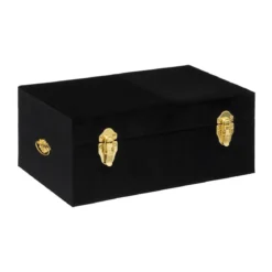 MALLE VELOURS NIGHT NOIR D.49X29X19.5CM