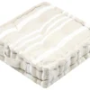 MANDUEL COUSSIN SOL 45X45X10CM BLANC