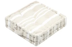 MANDUEL COUSSIN SOL 45X45X10CM BLANC