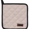 MANIQUE CHEF BLACK LINE 20X20CM COTON BEIGE