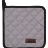 MANIQUE CHEF BLACK LINE 20X20CM COTON GRIS