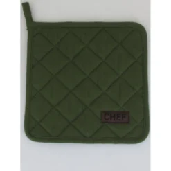 MANIQUE CHEF 20X20CM COTON KAKI