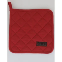 MANIQUE CHEF 20X20CM COTON TERRACOTTA