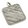 MANIQUE ET POCHE 19X19CM CHAMBRAY UNI ET SILICONE ADAM LIN