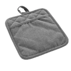 MANIQUE ET POCHE 19X19CM CHAMBRAY UNI ET SILICONE ADAM ANTHR