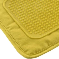 MANIQUE 19X19 CM POLYCOTON ET SILICONE CUISTOT JAUNE