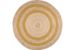 MAORI TAPIS MOUTARDE D.90CM