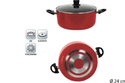 MARMITE ALLIAGE COUVERCLE 24CM