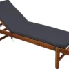 MATELAS BAIN DE SOLEIL DEPERLANT 60X190CM ANTHRACITE