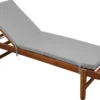 MATELAS BAIN DE SOLEIL DEPERLANT 60X190CM GRIS SOURIS