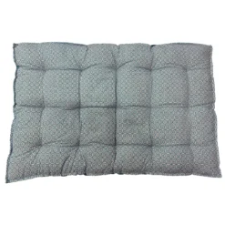 MATELAS PALETTE 120X80X10CM CARREAU CIMENT BLEUTE