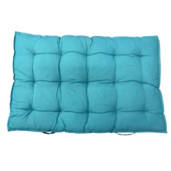 MATELAS PALETTE 120X80X10CM CARREAU CIMENT BLEUTE