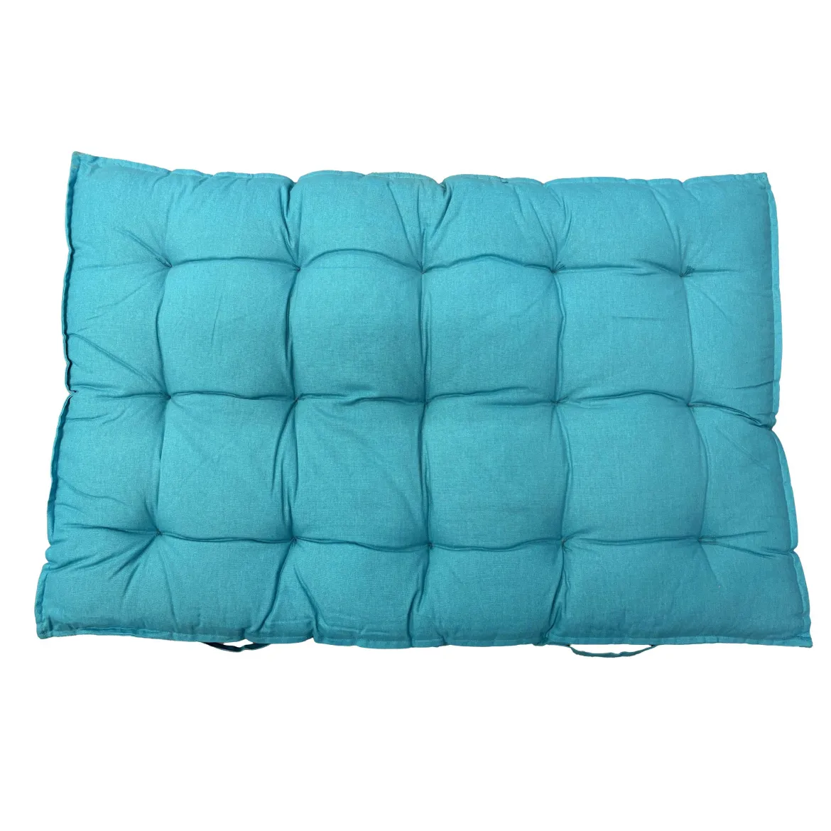 MATELAS PALETTE 120X80X10CM CARREAU CIMENT BLEUTE