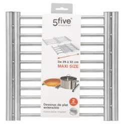 MAXI DESSOUS PLAT INOX EXTENSIBLE