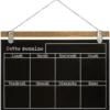 MEMO SEMAINIER ARDOISE 69X50CM