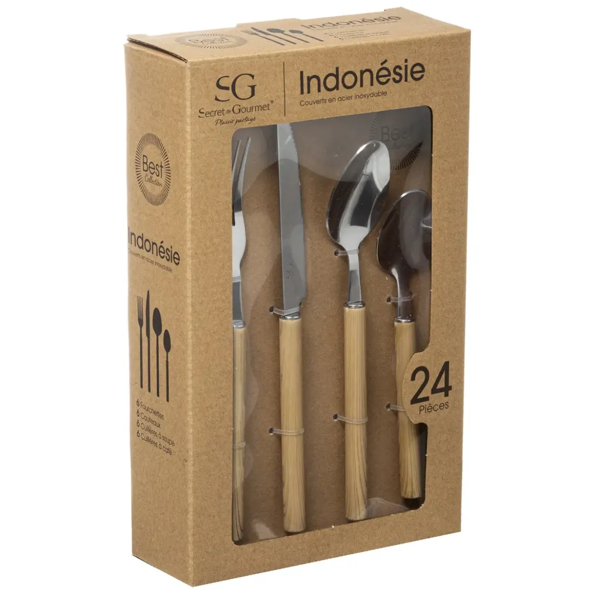 MENAGERE 24 PIECES INDONESIE