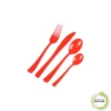 MENAGERE 24 PIECES REUTILISABLES ROUGE