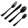 MENAGERE 24 PIECES REUTILISABLES NOIR
