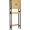 MEUBLE DESSUS WC 2 PORTES 1 TABLETTE 1 ETAGERE