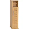 MEUBLE RESERVE DEROULEUR PAPIER 1 PORTE 1 ETAGERE COLONIAL