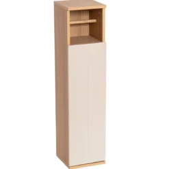 MEUBLE RESERVE DEROULEUR PAPIER WC 1 PORTE 1 ETAGERE RIVOLI