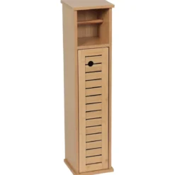 MEUBLE RESERVE ET DEROULEUR PAPIER WC BAMBOU TRINIDAD