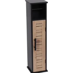 MEUBLE RESERVE ET DEROULEUR PAPIER WC 1 PORTE BERGEN