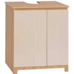 MEUBLE SOUS LAVABO 2 PORTES 1 ETAGERE RIVOLI