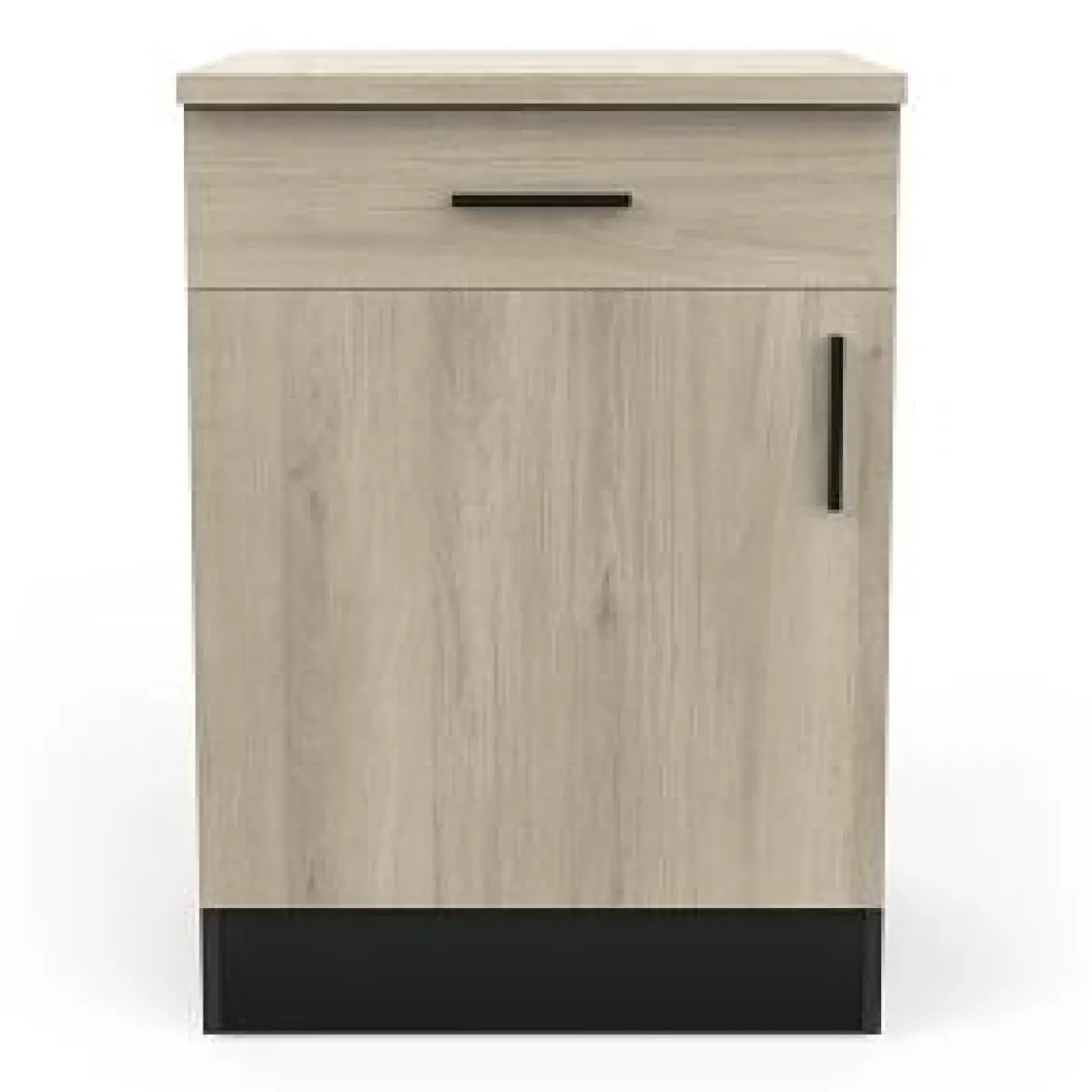 MEUBLE BAS 60CM 1 PORTE ET 1 TIRROIR
