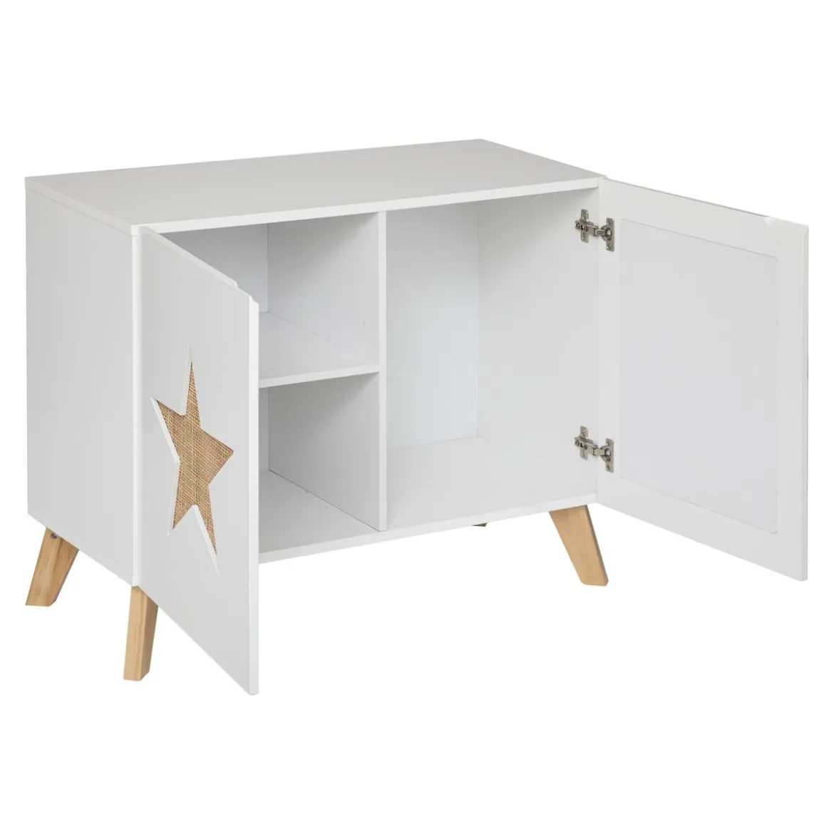 MEUBLE RANGEMENT ETOILE D.65X35X79.5CM
