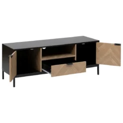 MEUBLE TV CHEVRONS D.120X40X45CM