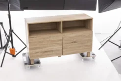 MEUBLE TV 2 PORTES NATUREL MIXUP