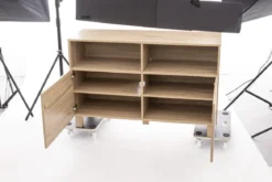 MEUBLE TV 2 PORTES NATUREL MIXUP