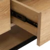MEUBLE TV 3 TIROIRS ALDEA BEIGE D.160X50X40CM