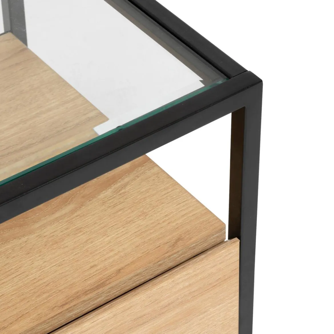 MEUBLE TV 3 TIROIRS ALDEA BEIGE D.160X50X40CM