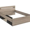 MICHIGAN LIT EN 140X190CM 2 TIROIRS 1 NICHE