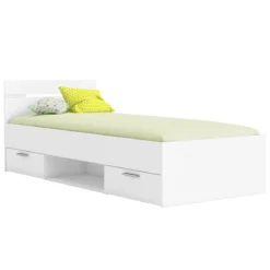 MICHIGAN LIT 90X200CM 2 TIROIRS 1 NICHE