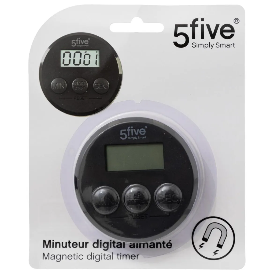 MINUTEUR DIGITAL NOIR