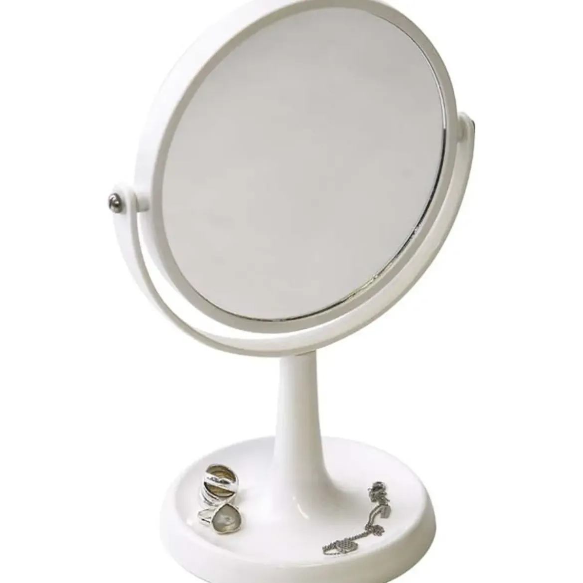 MIROIR BASE VIDE POCHE ABS 1 FACE NORMAL 1 FACE GROSSISSA