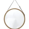 MIROIR A SUSPENDRE DIAMETRE 38CM BAMBOU