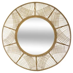 MIROIR BAMBOU INA D.89CM