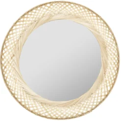 MIROIR BAMBOU LIBY D.70CM