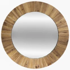 MIROIR BOIS D.83CM