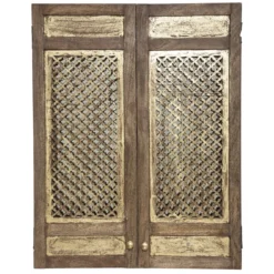 MIROIR BOIS VOLET OASIS D.60X76CM