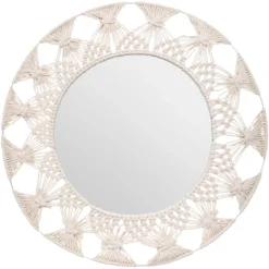 MIROIR COTON PALM D.56CM