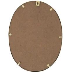 MIROIR DECO CONTOUR DECO DORE OVALE
