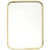 MIROIR DECO CONTOUR DECO DORE CARRE