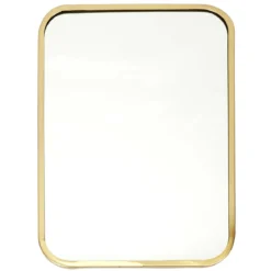 MIROIR DECO CONTOUR DECO DORE CARRE