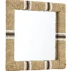 MIROIR MATIERE NATURELLE 40X40CM
