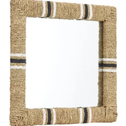MIROIR MATIERE NATURELLE 40X40CM